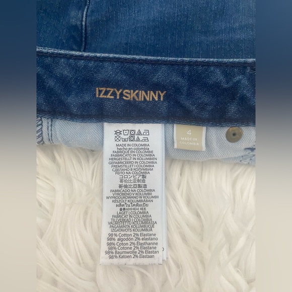 SOLD Michael Kors Izzy Undone Raw Edge Skinny Jeans - Picture 3 of 9